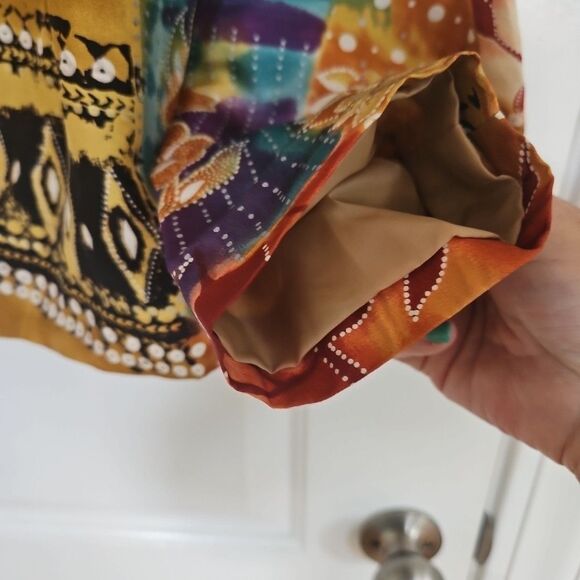 COLDWATER CREEK Dressy Autumn Blazer Button Up Beads/Sequin Floral Sz. Med Fall‎ - Picture 9 of 9